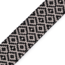 Gurtband Mosaic Schwarz – 38 mm